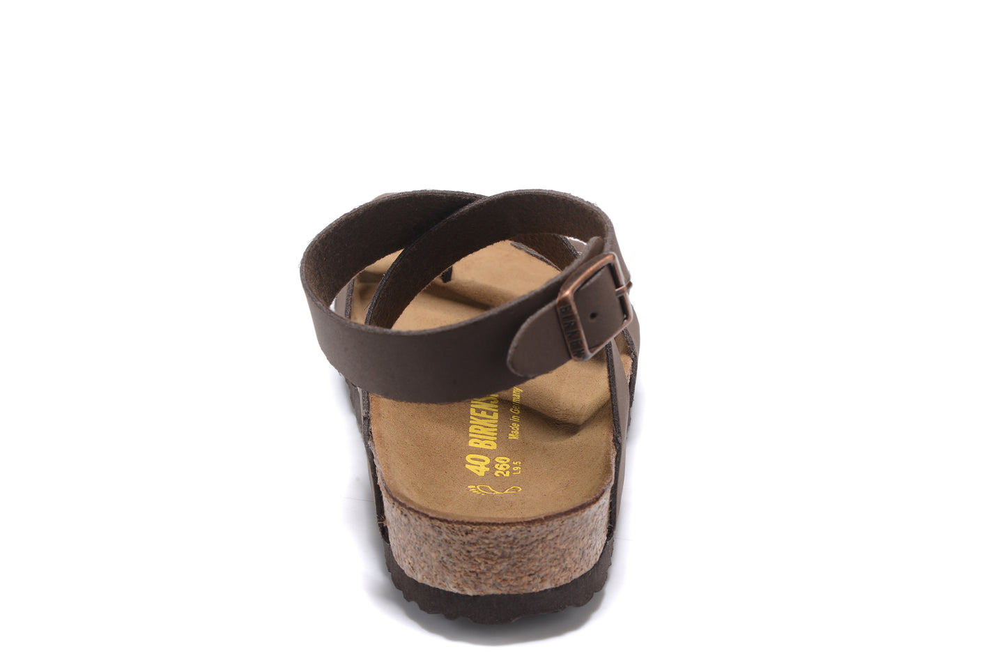 Birk Daloa Sandal Brown Nubuck Leather