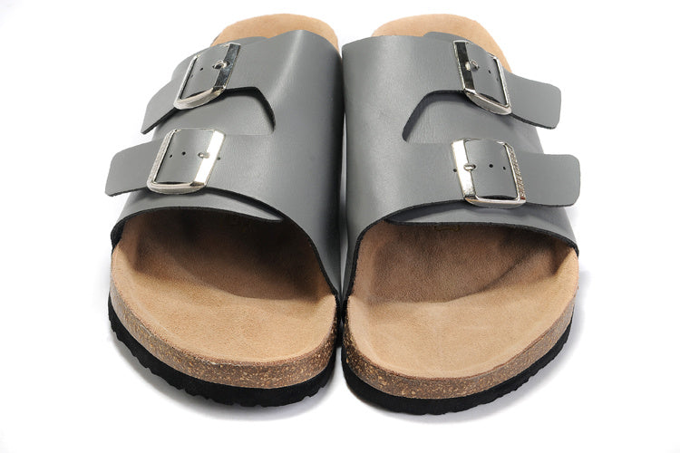 Birk Arizona Slide Sandal Gray