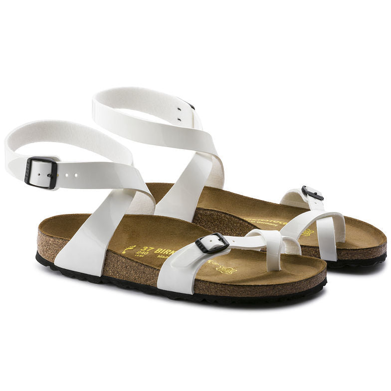 Birk Daloa Sandal White Birko-Flor