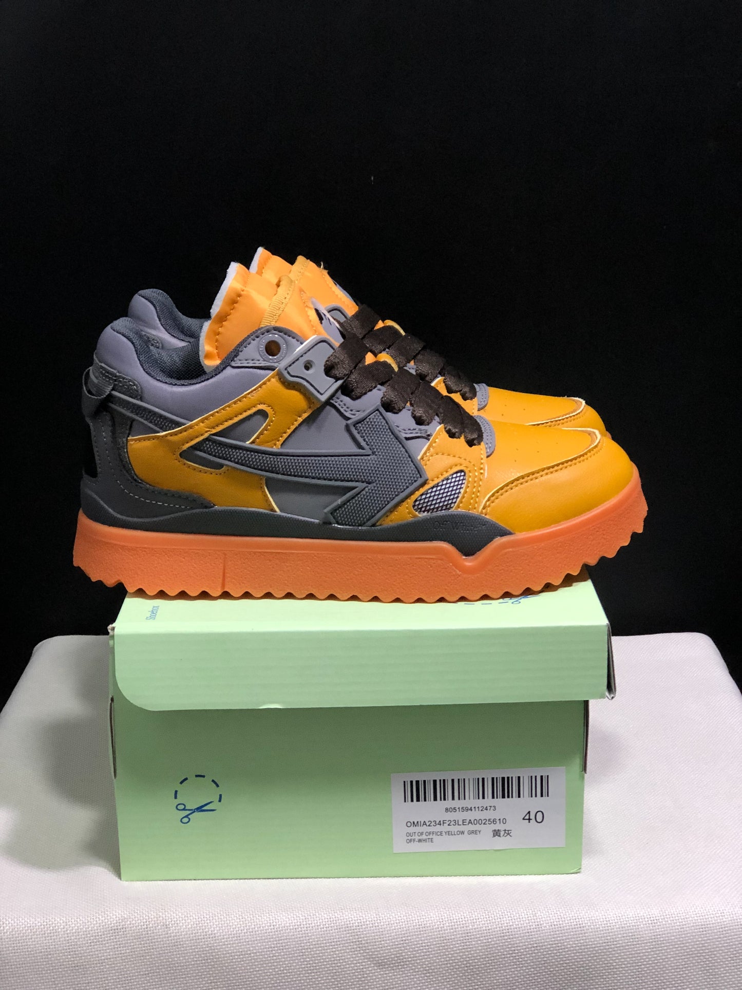 OFF-WHITE Gray Orange