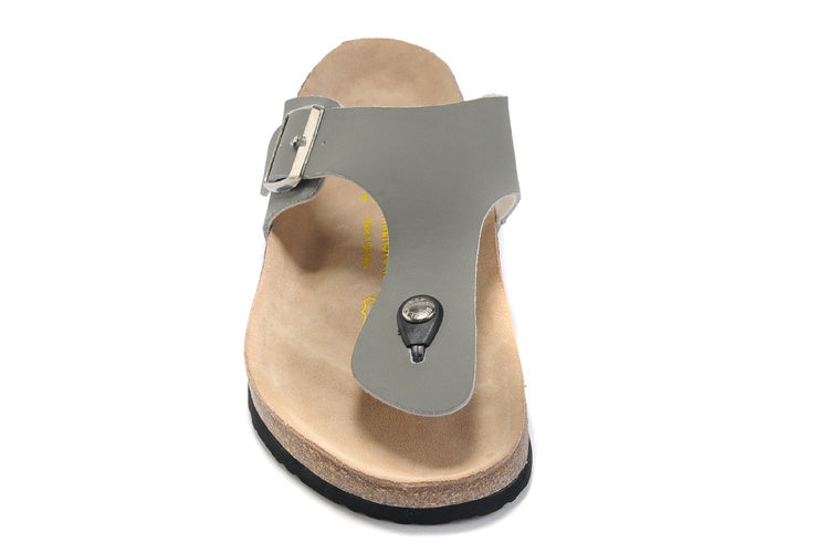 Birk Gizeh Grey Birko-Flor Sandals