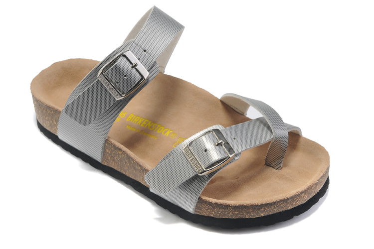 Birk Mayari Sandal Light Gray Textured