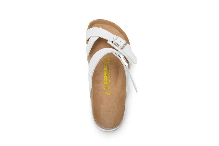 Birk Mayari Sandal White Birko-Flor