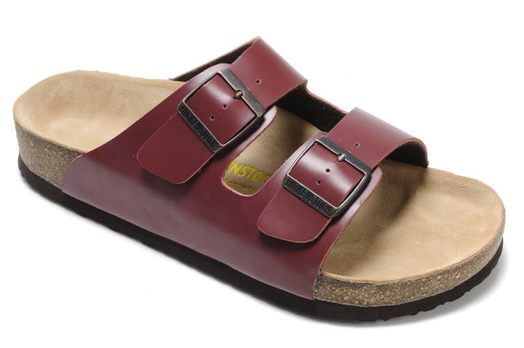 Birk Arizona (Burgundy / Maroon Birko-Flor / Synthetic Leather)