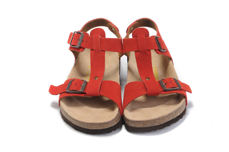Birk Lindan Sandal Red Suede