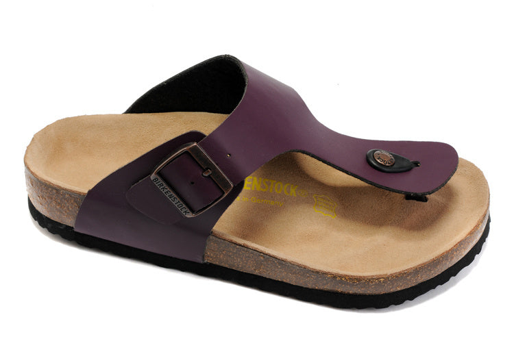 Birk Gizeh Purple Birko-Flor Sandals