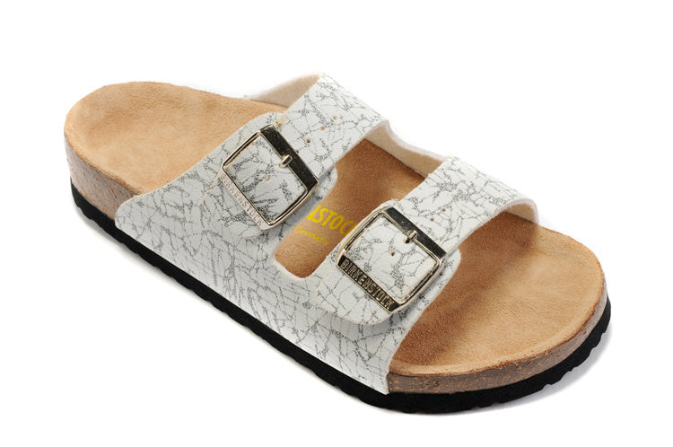 Birk Arizona (Marble Print / White Crackle Birko-Flor)