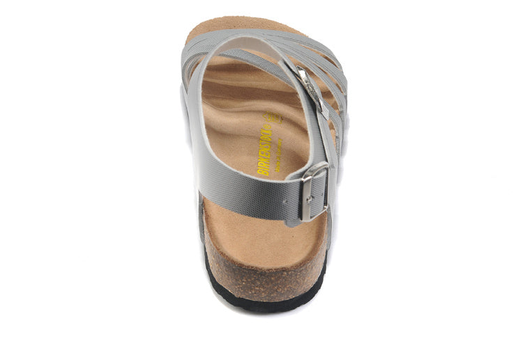 Birk Salinas Sandal Silver Textured