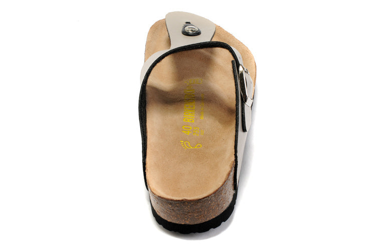 Birk Gizeh Stone Beige Birko-Flor Sandals