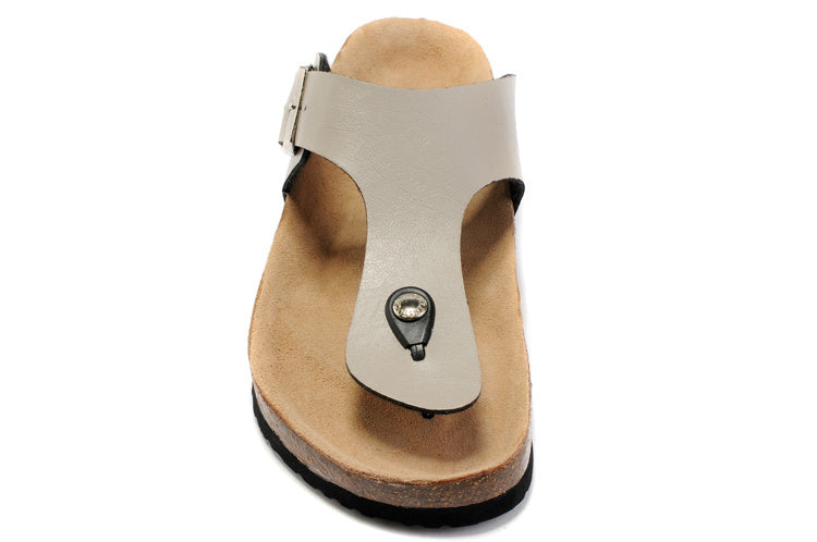 Birk Gizeh Stone Beige Birko-Flor Sandals