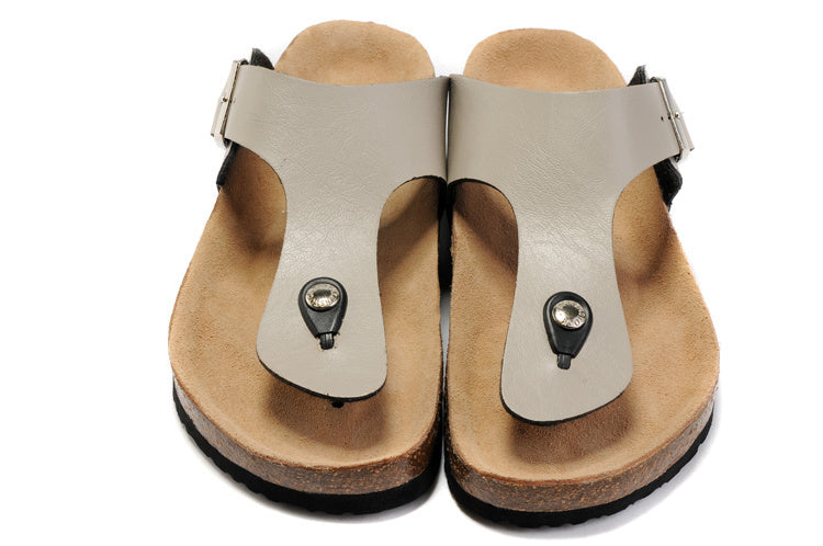 Birk Gizeh Stone Beige Birko-Flor Sandals