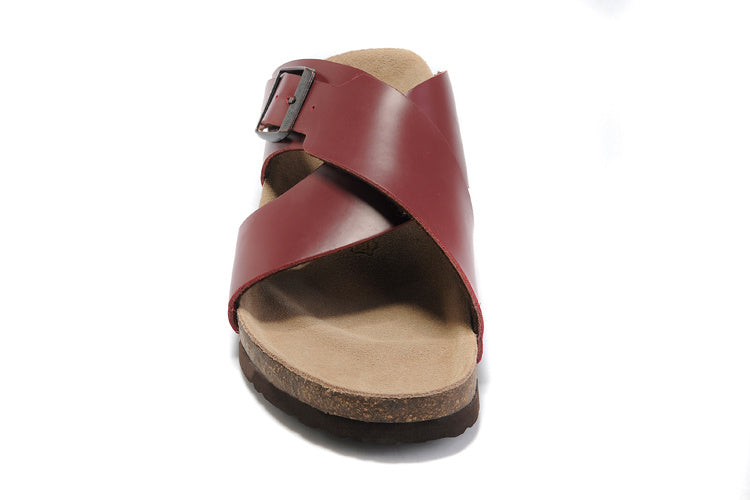 Birk Siena Sandal Burgundy