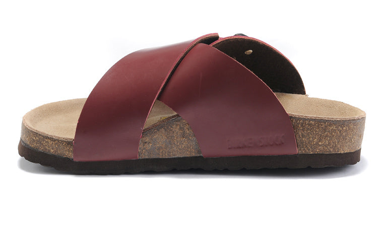 Birk Siena Sandal Burgundy