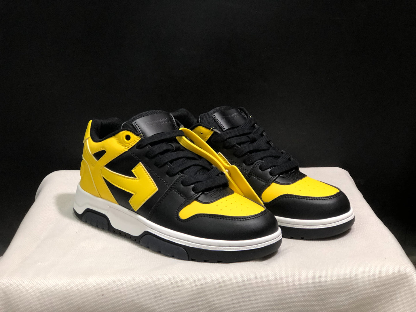 Out Of Office Sneakers Black & Yellow