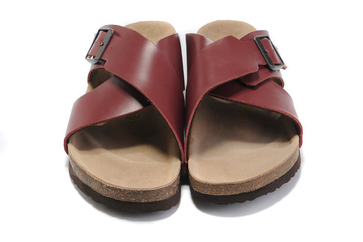 Birk Siena Sandal Burgundy