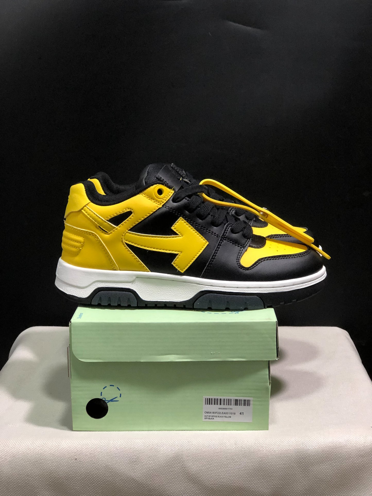 Out Of Office Sneakers Black & Yellow