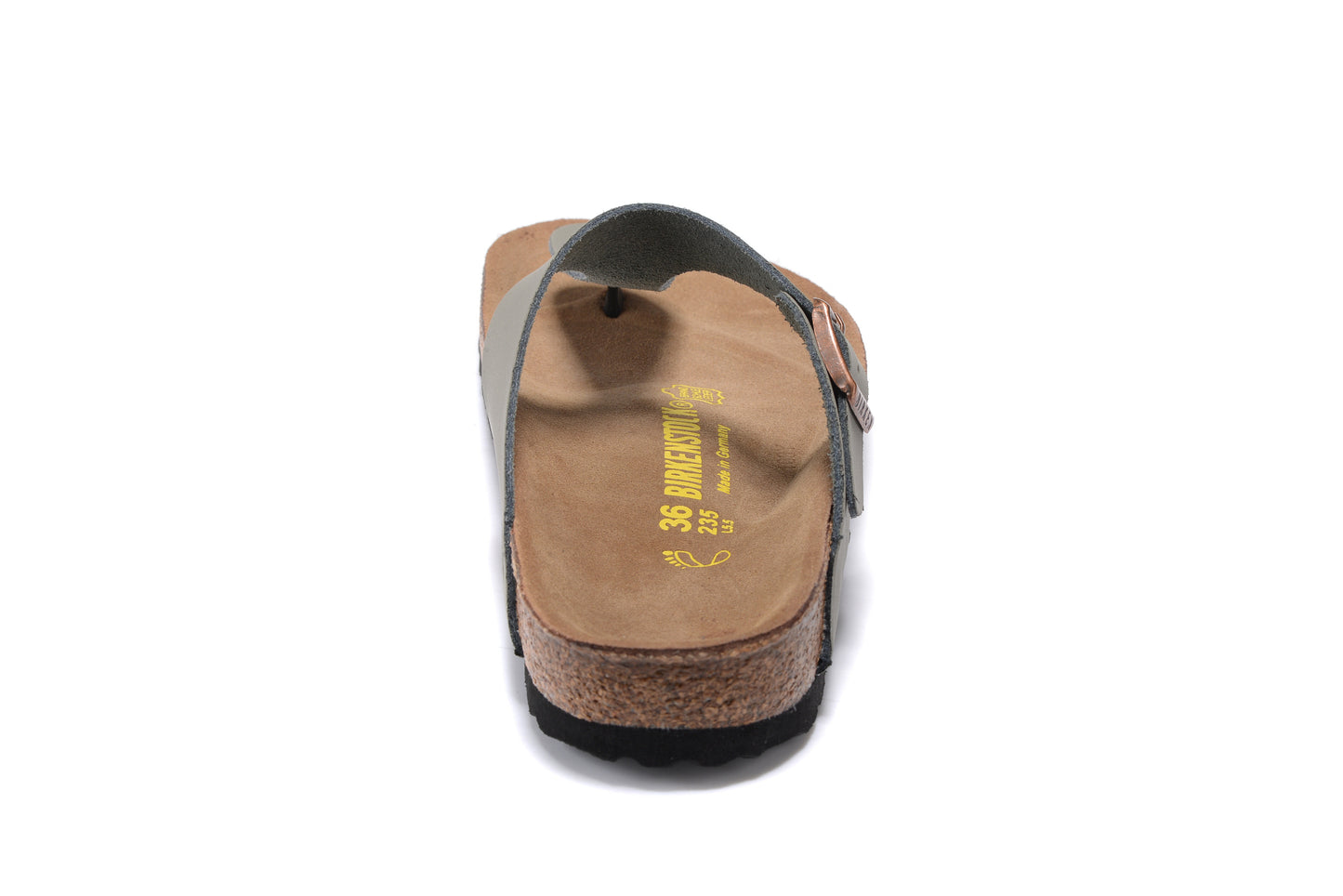 Birk Gizeh Unisex Leather Sandals grey