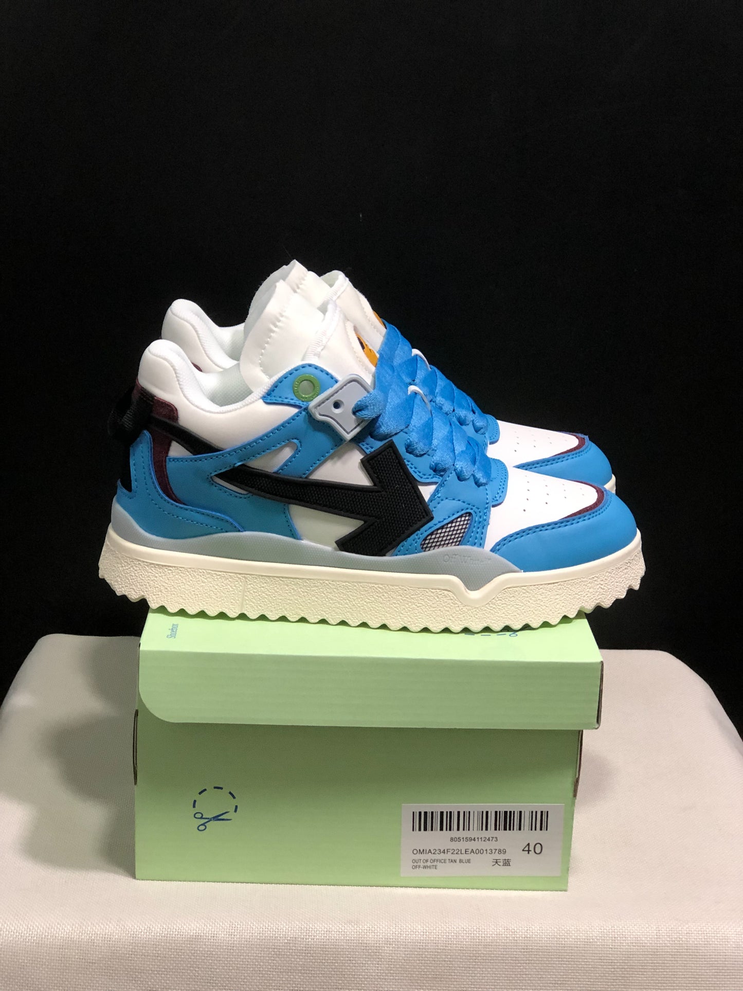 Off-White Out Of Office blue black