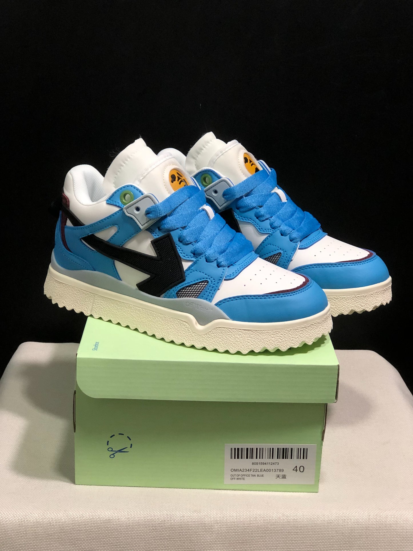 Off-White Out Of Office blue black