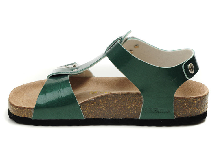 Birk Lindan Sandal Green Patent