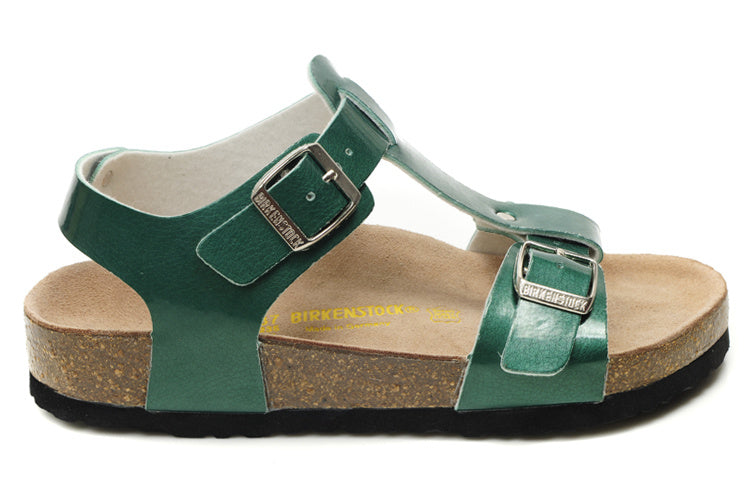 Birk Lindan Sandal Green Patent