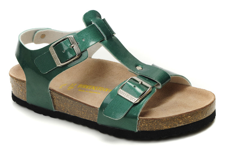Birk Lindan Sandal Green Patent