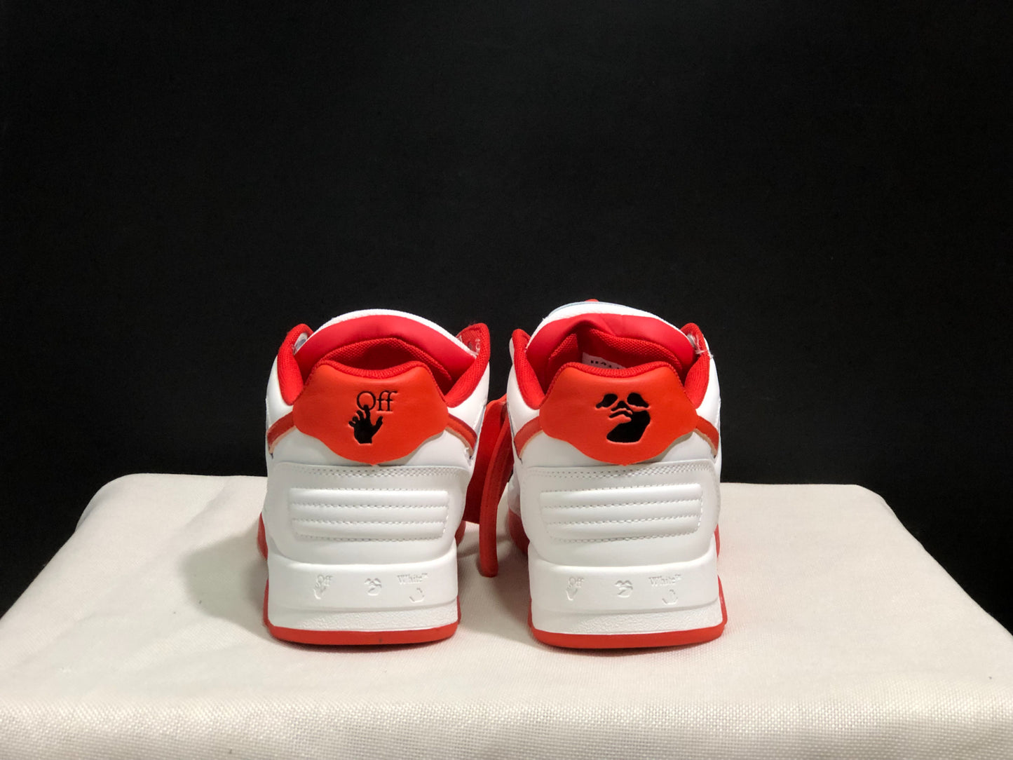 Off-White Out of Office Low White Red