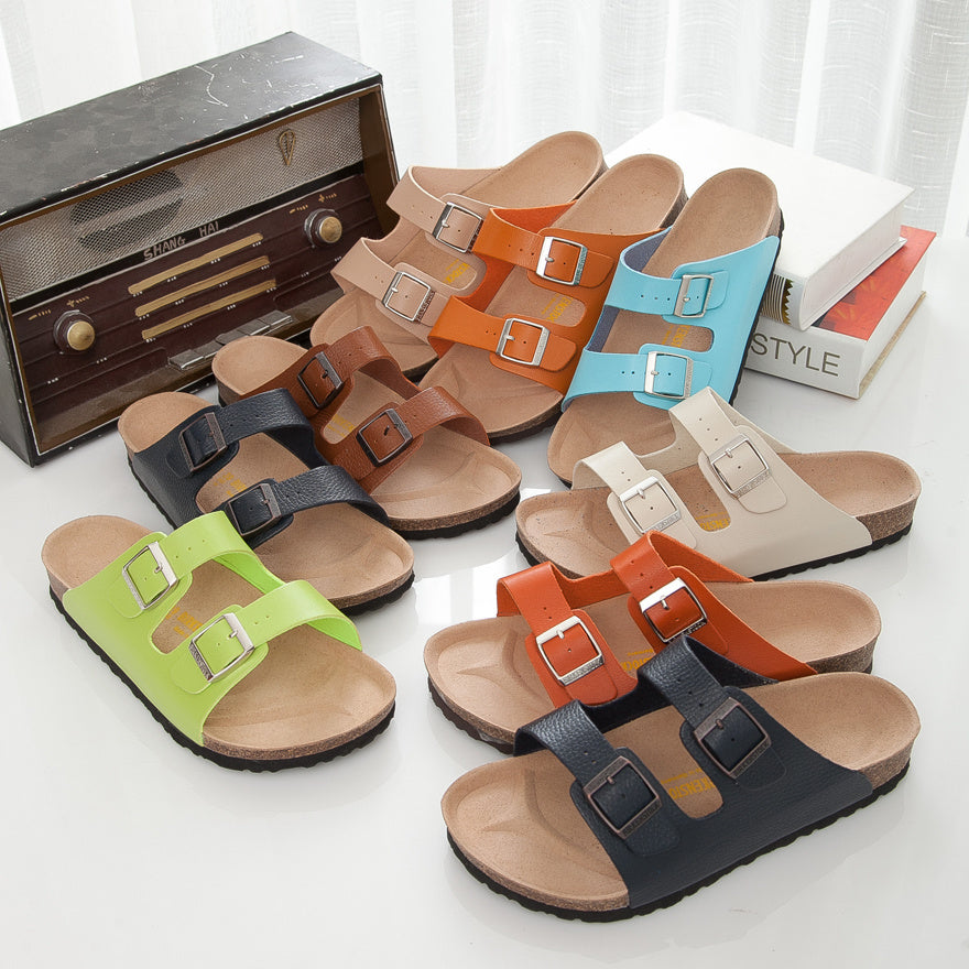 Birk Arizona (Orange Birko-Flor / Synthetic Leather)
