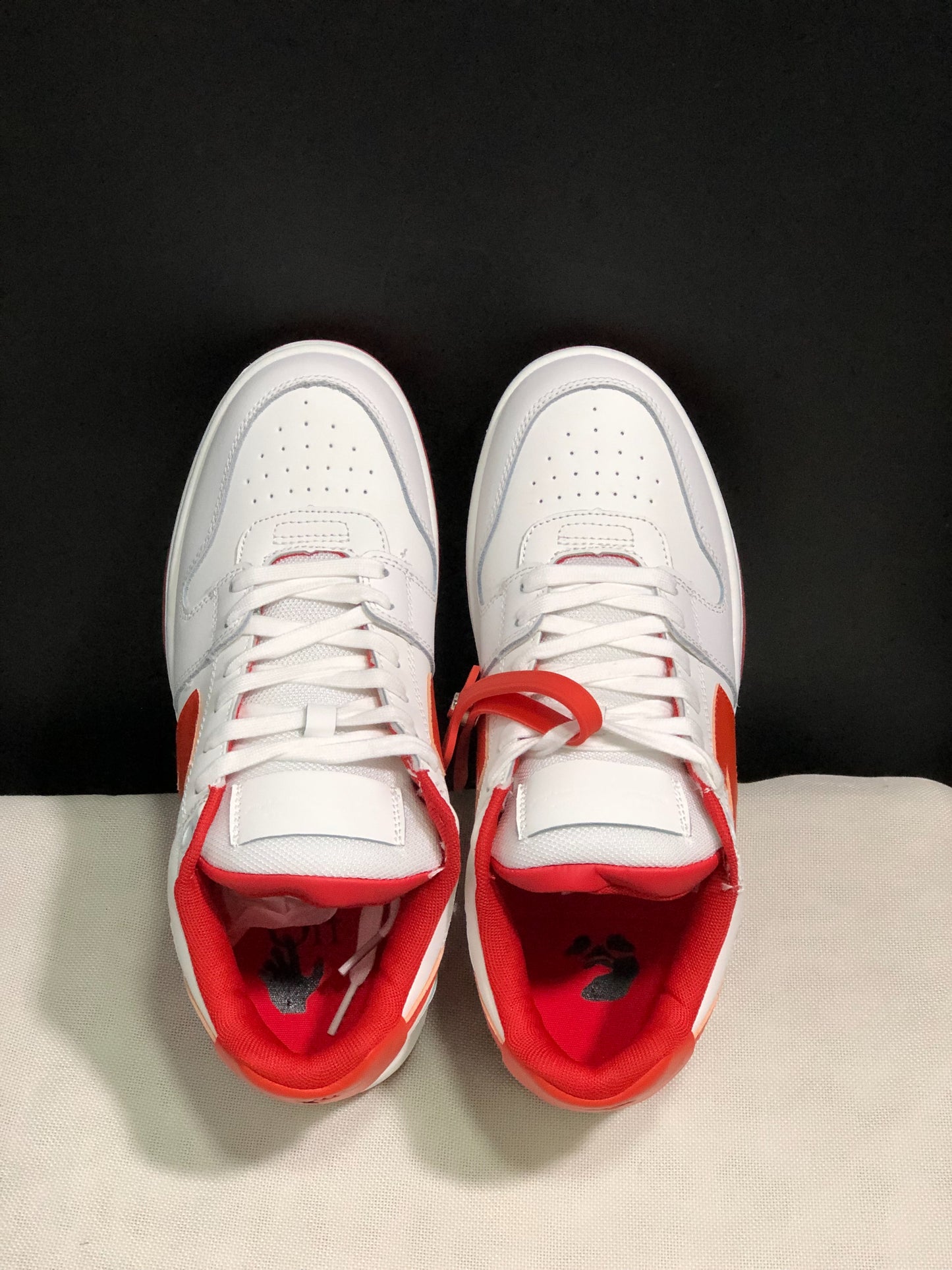 Off-White Out of Office Low White Red