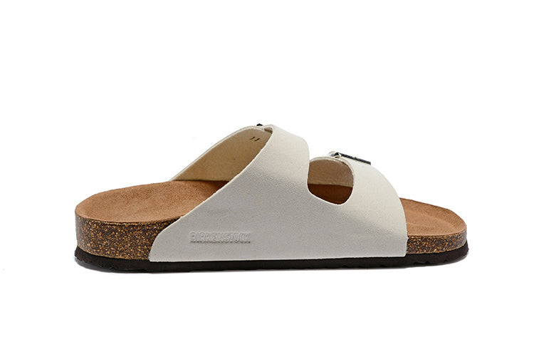 Birk Arizona (White Suede / Birko-Flor)