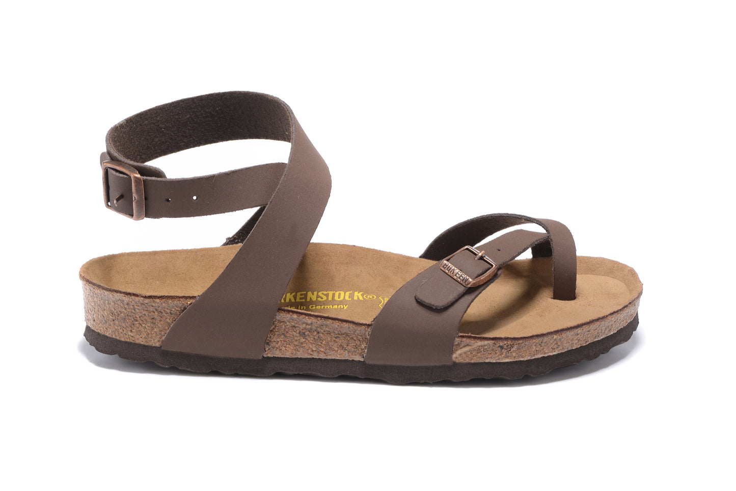 Birk Daloa Sandal Brown Nubuck Leather