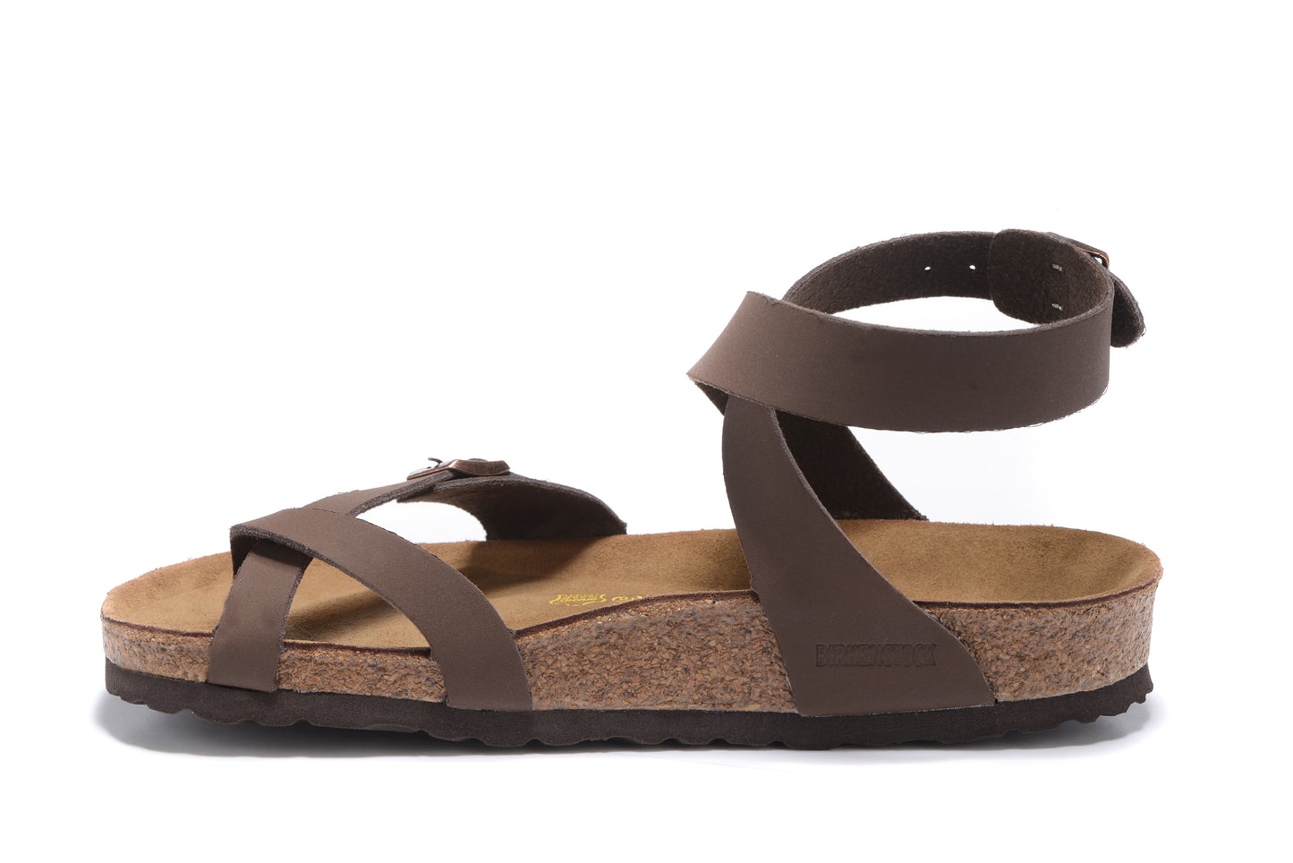 Birk Daloa Sandal Brown Nubuck Leather