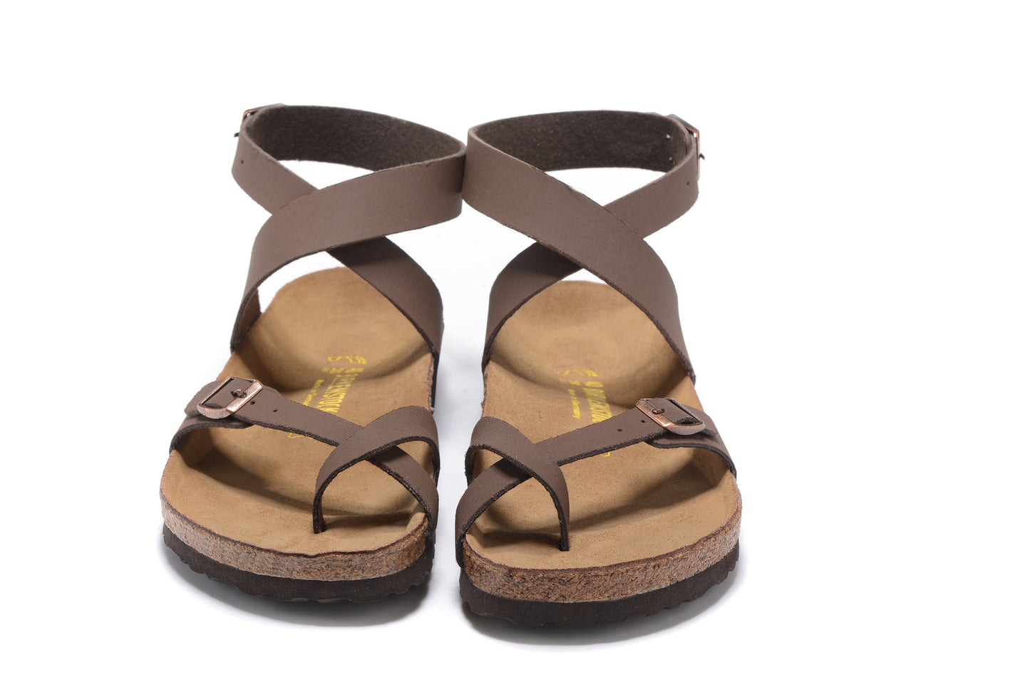 Birk Daloa Sandal Brown Nubuck Leather