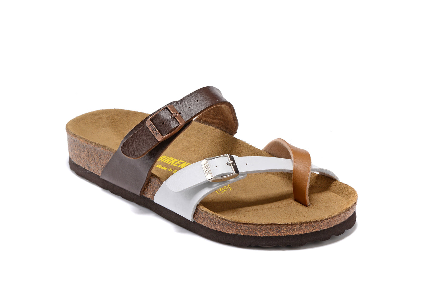 Birk Mayari Sandal Brown & White Two-Tone Mix