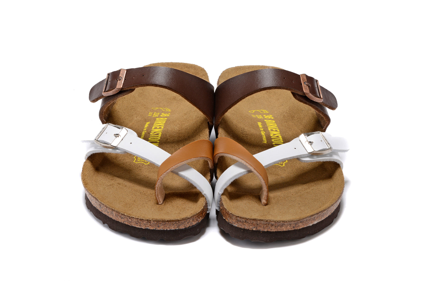 Birk Mayari Sandal Brown & White Two-Tone Mix