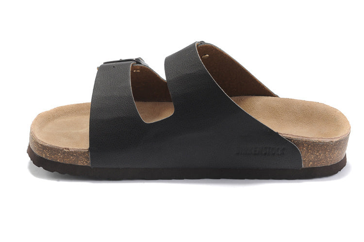 Birk Arizona (Black / Dark Gray Oiled Leather / Birko-Flor)
