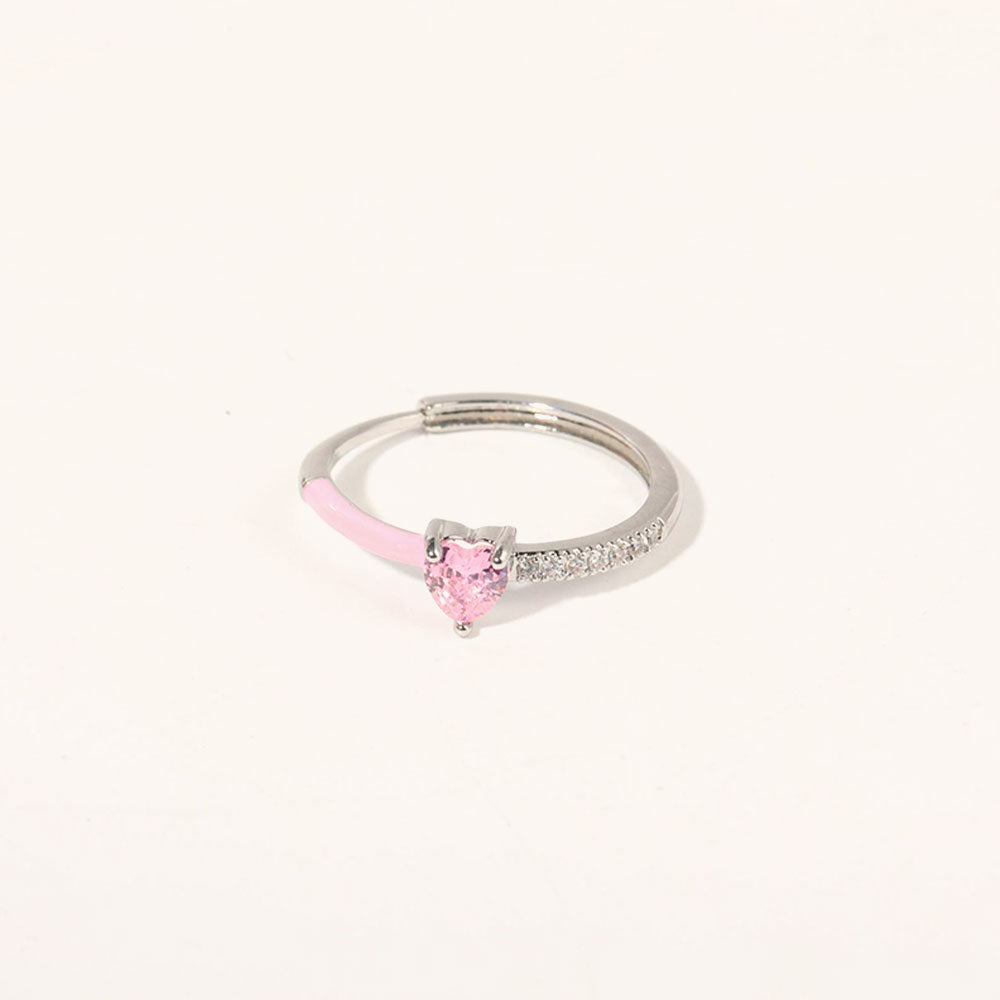 Always Heart To Heart· Birthstone Heart Ring