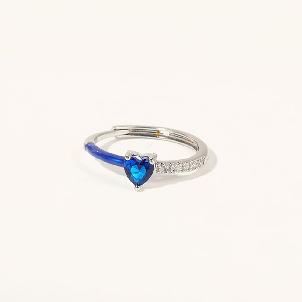 Always Heart To Heart· Birthstone Heart Ring