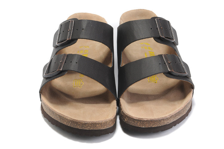Birk Arizona (Black / Dark Gray Oiled Leather / Birko-Flor)