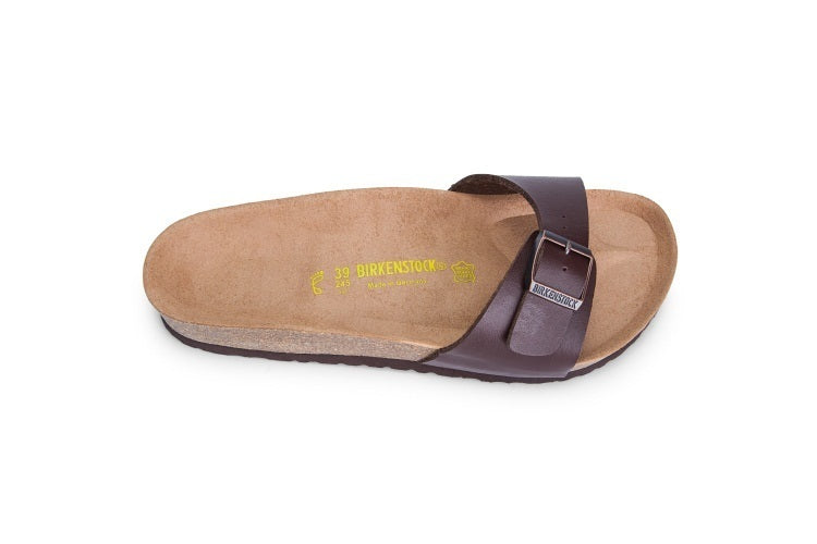 Birk Madrid Slide Sandal Dark Brown