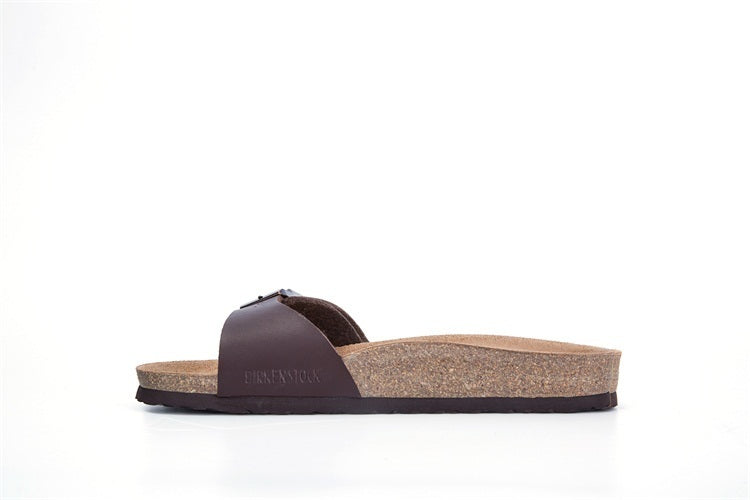 Birk Madrid Slide Sandal Dark Brown