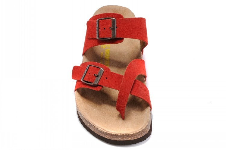 Birk Mayari Sandal Red Suede