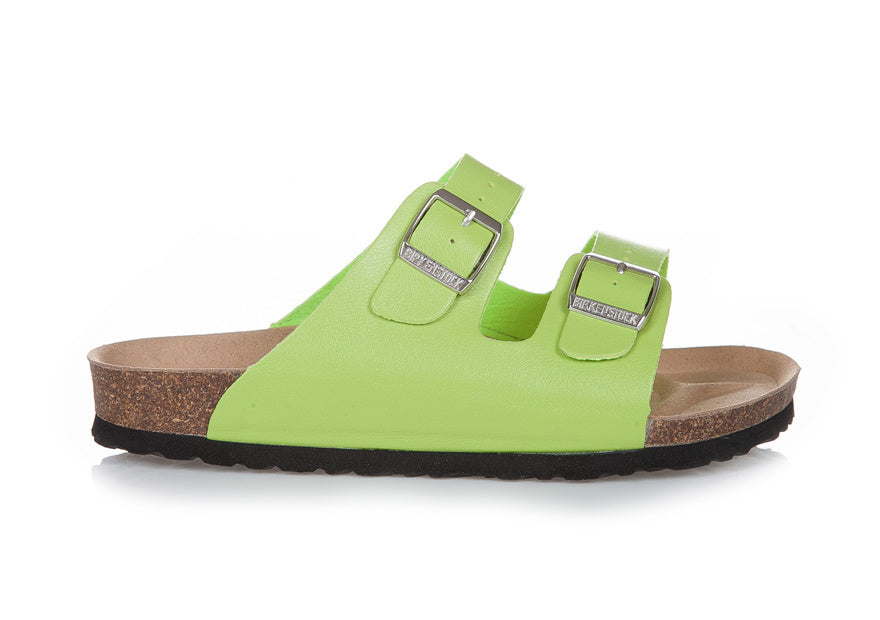 Birk Arizona (Lime Green / Light Green Birko-Flor / Synthetic Leather)