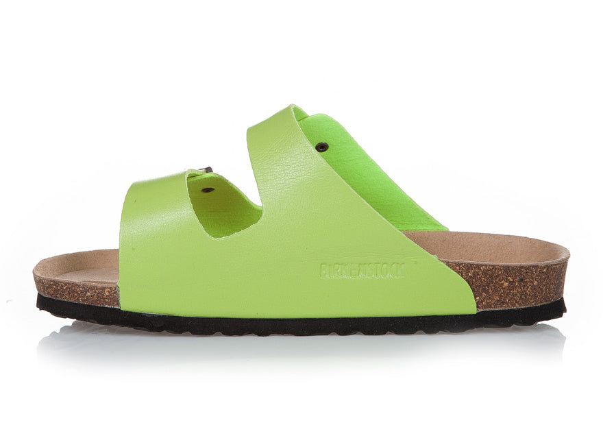 Birk Arizona (Lime Green / Light Green Birko-Flor / Synthetic Leather)