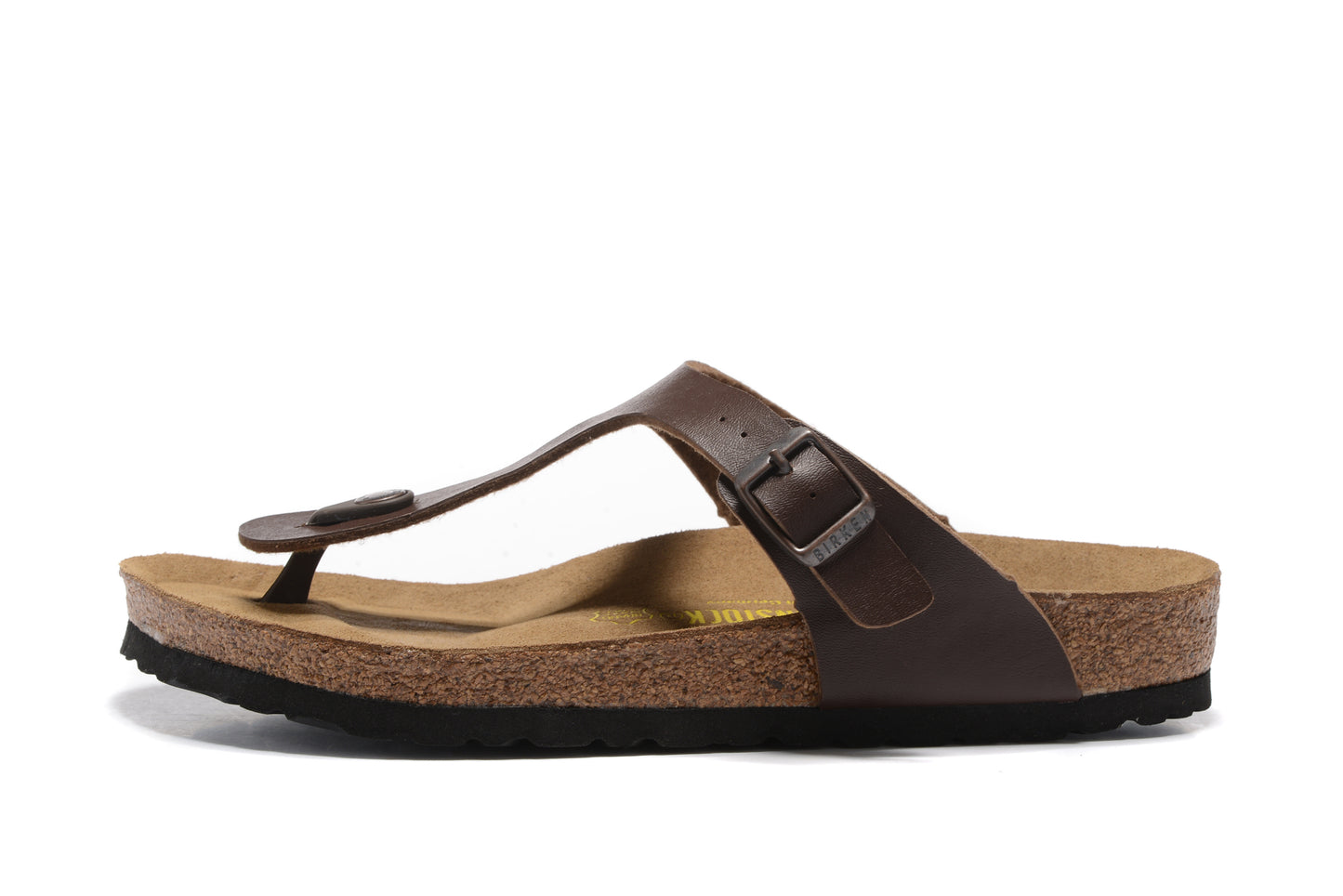 Birk  Gizeh Smooth Leather - Dark Brown