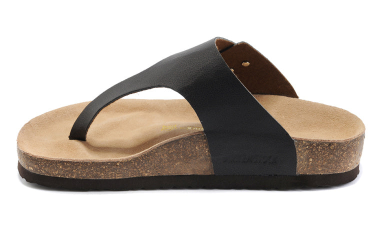 Birk Gizeh Thong Sandal Black Leather