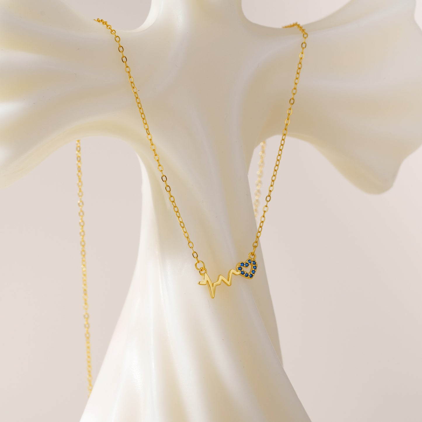 My Heart Beats Only For You Heartbeat Necklace