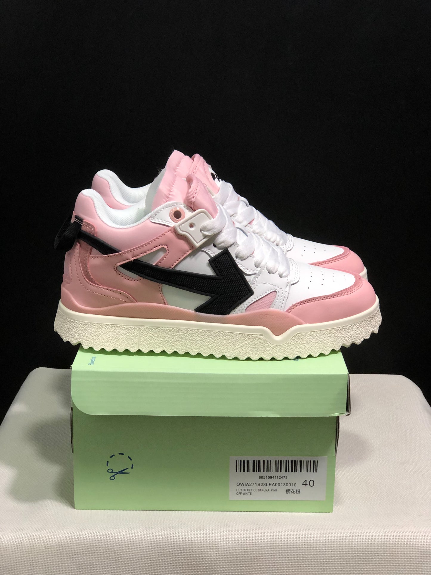 Off-White Out of office Pink and black