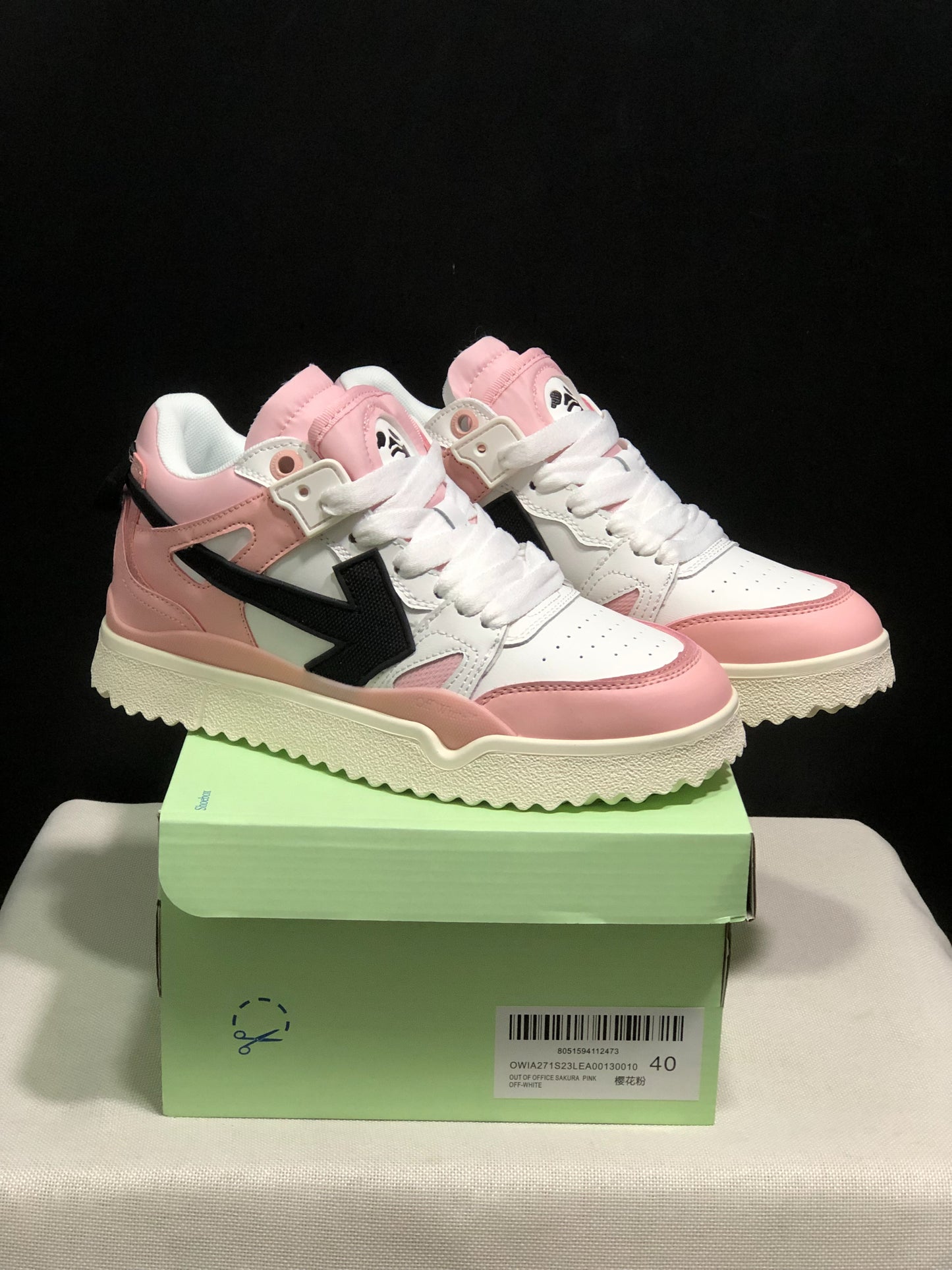 Off-White Out of office Pink and black