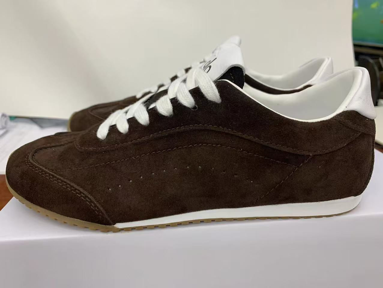 ALO Dark brown German training shoes
